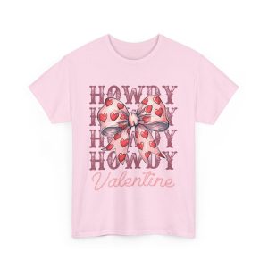 Valentine Bow T-shirt, Coquette bow howdy