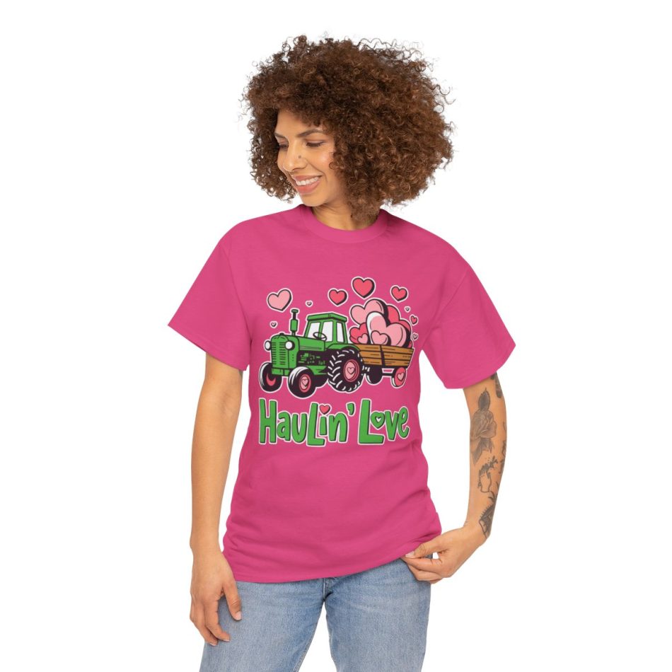 Valentine Farm T-shirt, Haulin love anti Valentines Day Valentine Farm T-shirt, Haulin love anti Valentines Day