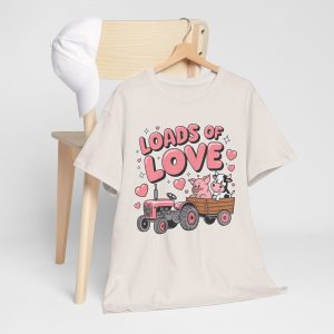 Valentine Farm T-shirt, Loads of love anti Valentines Days