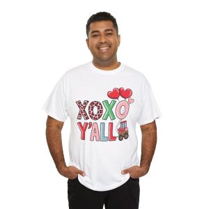Valentine Farm T-shirt, Xoxo yall love tractor Valentines Days
