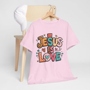 Valentine Jesus T-shirt, Jesus is love western Valentines Day