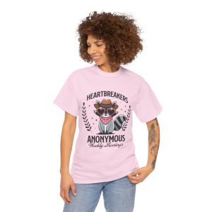 Valentine Raccoon T-shirt, Heartbreakers anonymous
