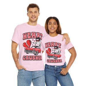Valentine Truck T-shirt, Crusher monster truck valentine