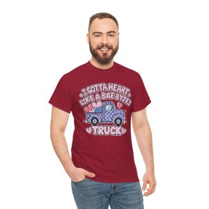 Valentine Truck T-shirt, Heart like a truck valentines