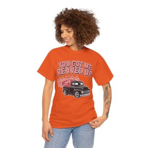 Valentine Truck T-shirt, Hot rod truck valentines day