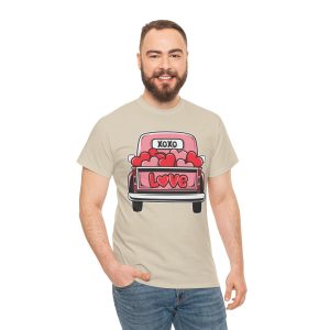 Valentine Truck T-shirt, Valentines day love truck