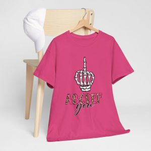 Valentines Day 2025 T-shirts, Funny skeleton hand abdecf valentine