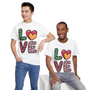 Valentines Day 2025 T-shirts, Leopard Valentines
