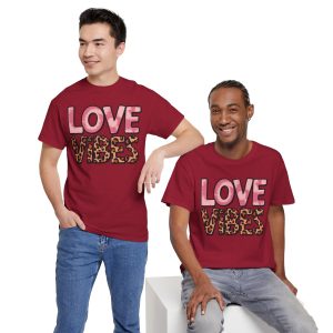 Valentines Day 2025, Love Vibes Pink Leopard Valentine