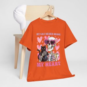 Valentines Day 2025 T-shirts, My cat never broke my