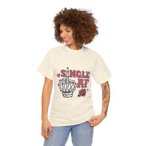 Valentines Day 2025 T-shirts, Skeleton hand single af valentines