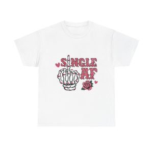 Valentines Day 2025, Skeleton hand single af valentines