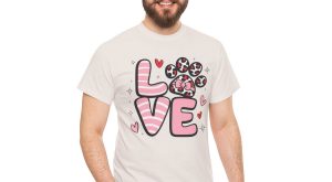 Valentines Day 2025, Valentine Love Brushstroke Leopard