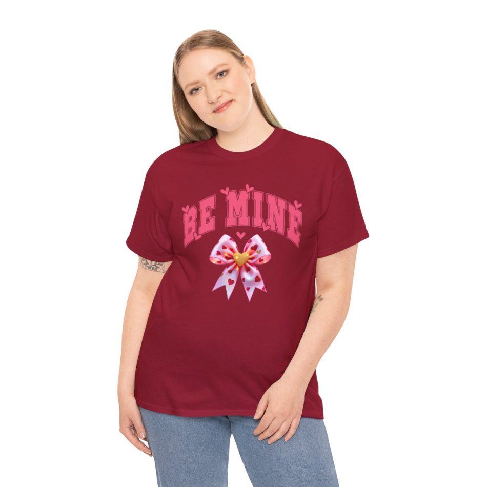 Valentines Day T-shirt, Be Mine, Unisex Heavy Cotton Tee Valentines Day T-shirt, Be Mine, Unisex Heavy Cotton Tee
