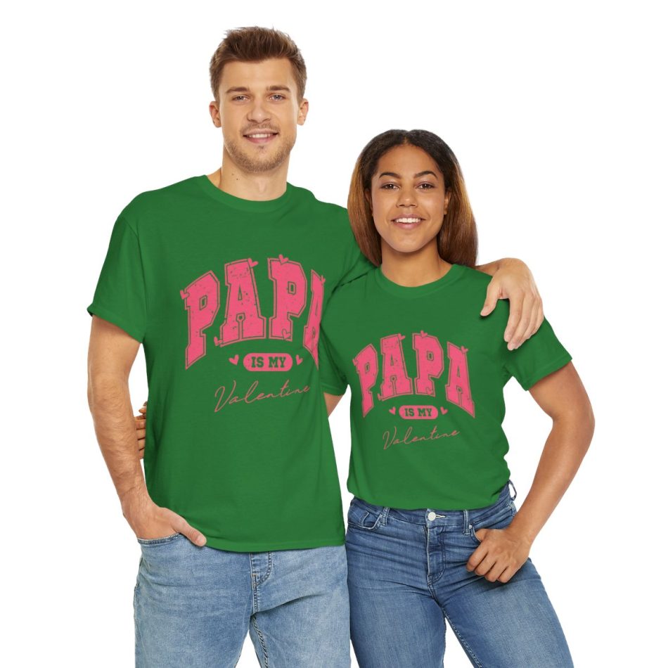 Valentines Day T-shirt, PAPA IS My VAlentine Valentines Day T-shirt, PAPA IS My VAlentine