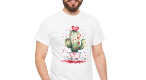Valentines Day T-shirt, Valentine Cactus