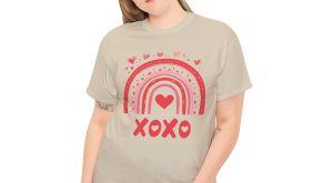 XOXO Rainbow, Valentines Day T-shirt
