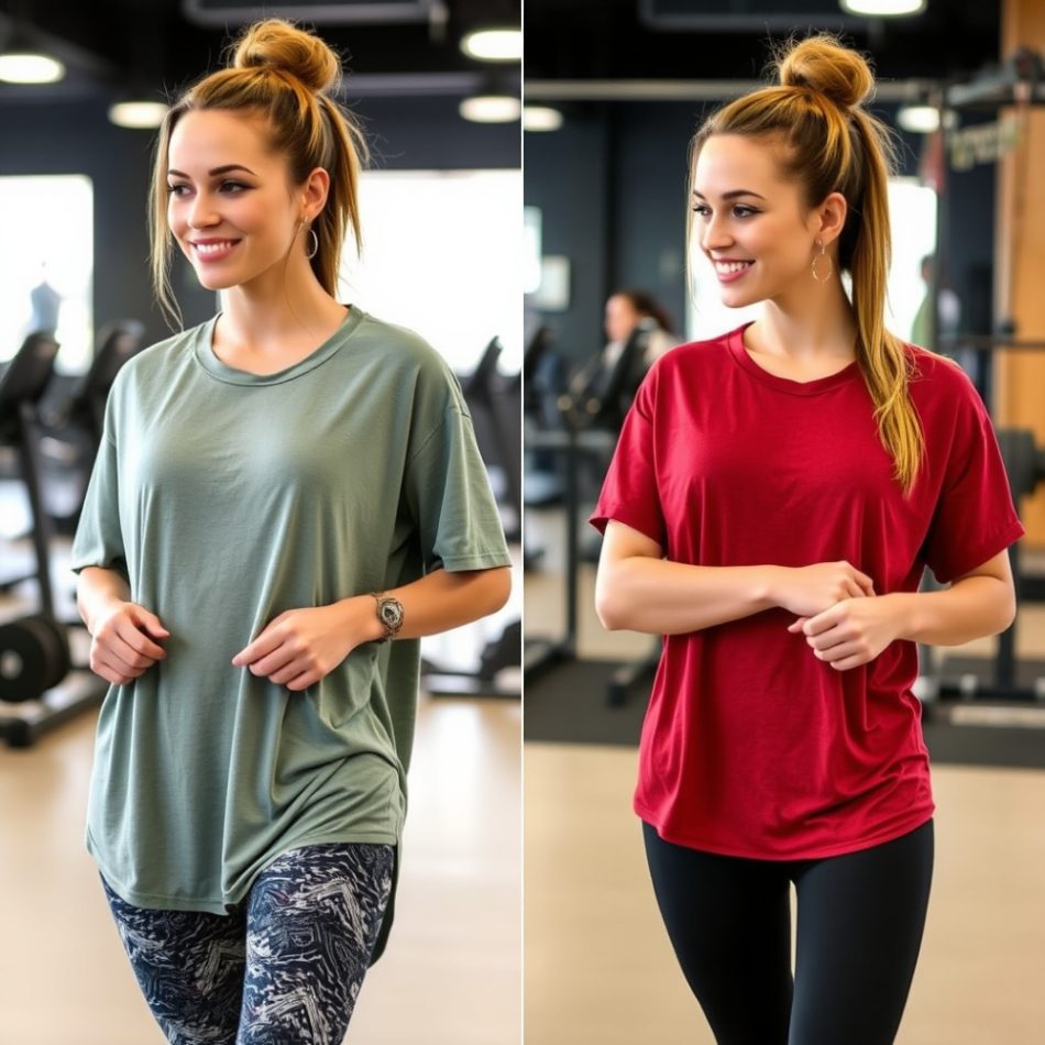 Oversized Gym T-shirt Womens: The Perfect Blend of Comfort and Style